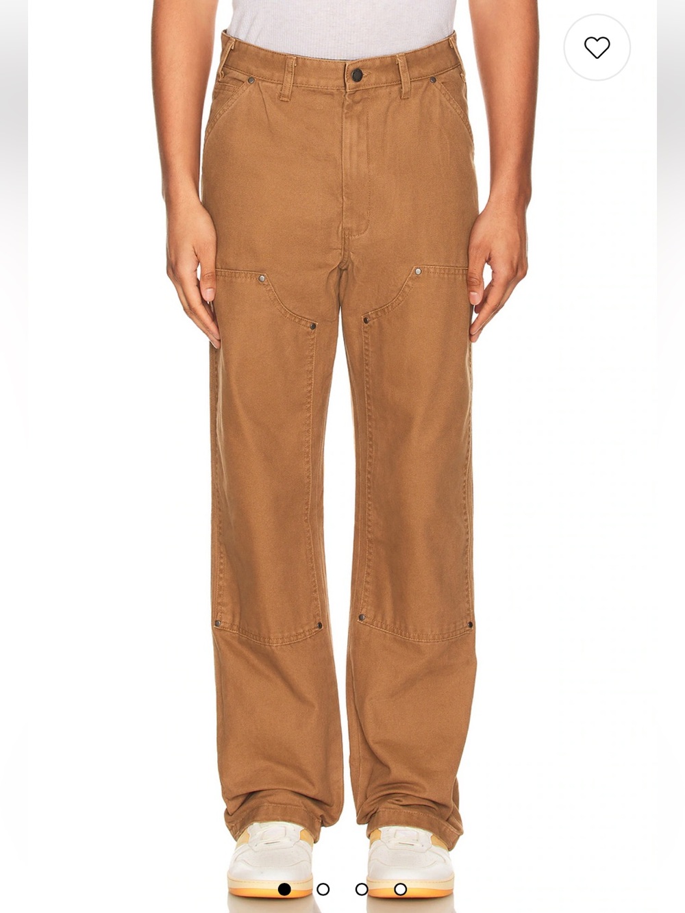 Dickies double knee duck pants light tan 34/32